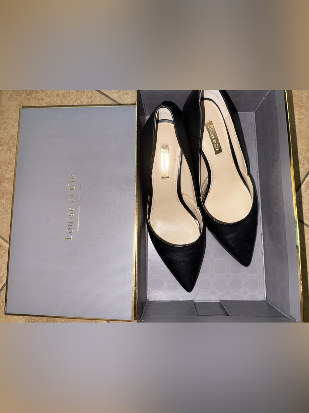 Louise et Cie black heels 6.5